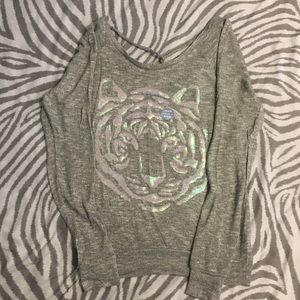 Sequin Tiger Sweater.